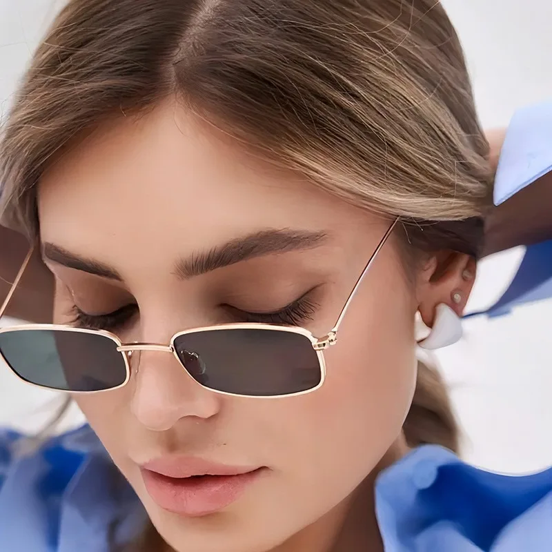 New Small Square Sunglasses Wo - огляд і ціна Metal Photo Panel