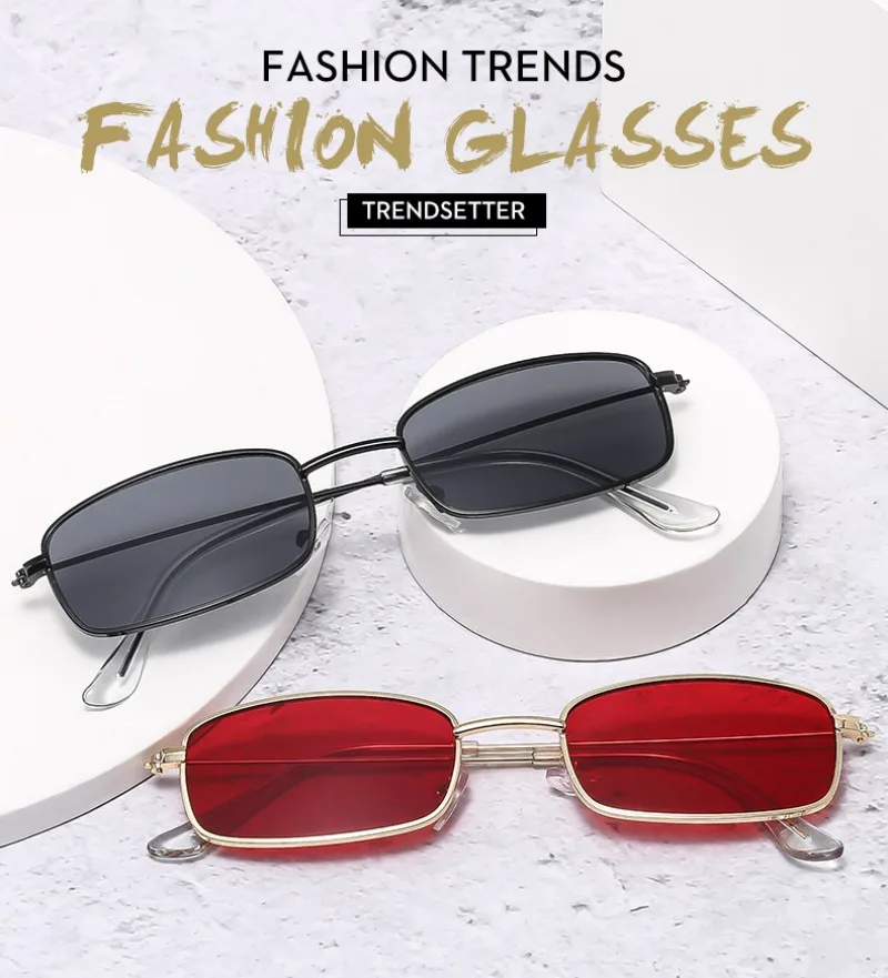 New Small Square Sunglasses Wo - огляд і ціна Metal Photo Panel