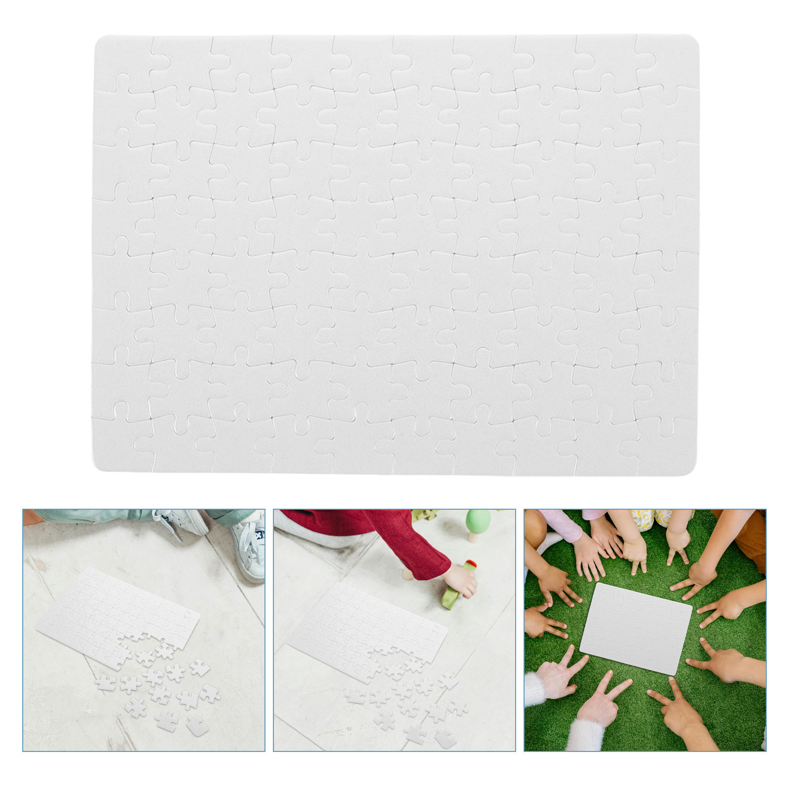Blank Jigsaw Puzzle Sheets – 4 - огляд і ціна Puzzle Blank White