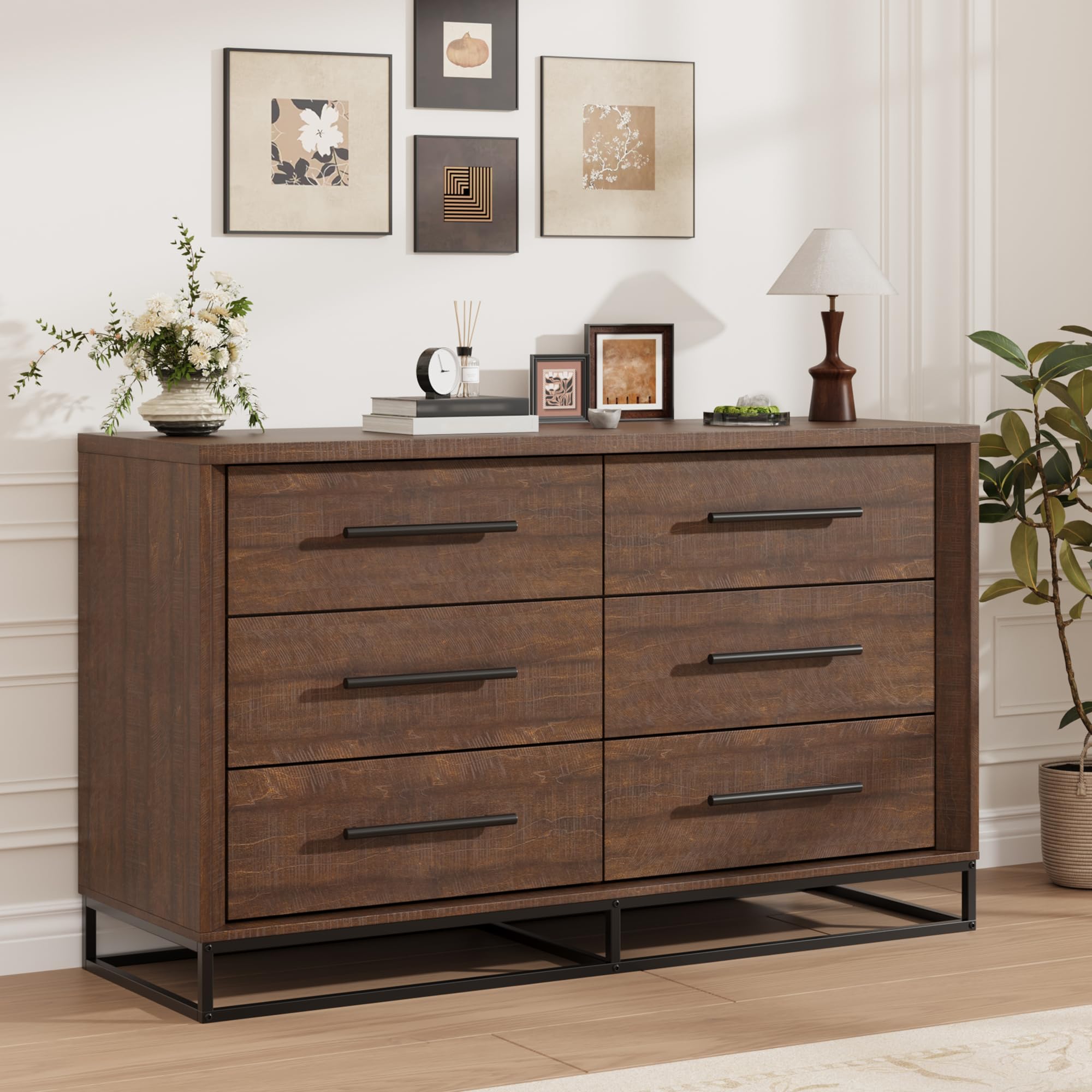 6 Drawer Dresser for Bedroom,  - огляд і ціна Metal Photo Panel