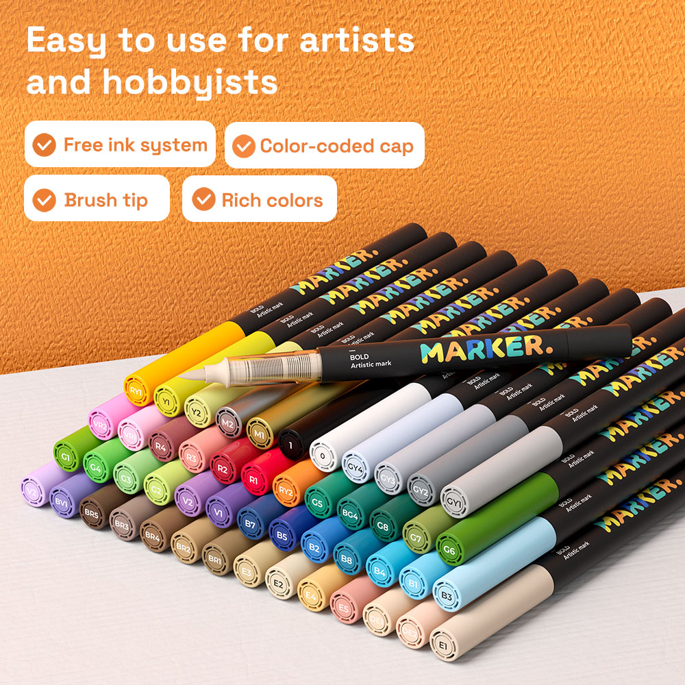 Acrylic Paint Marker Pens Set  - огляд і ціна Copic Marker Classic
